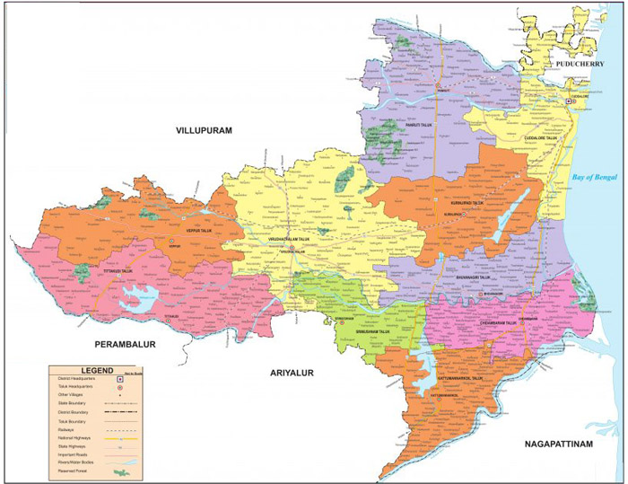 cuddalore map