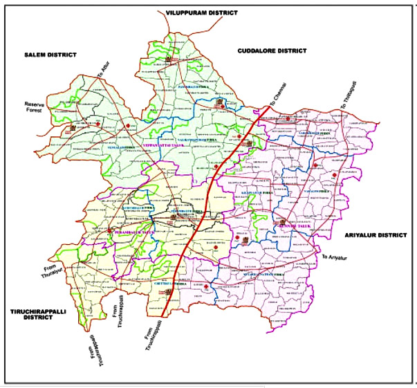 perambalur District map