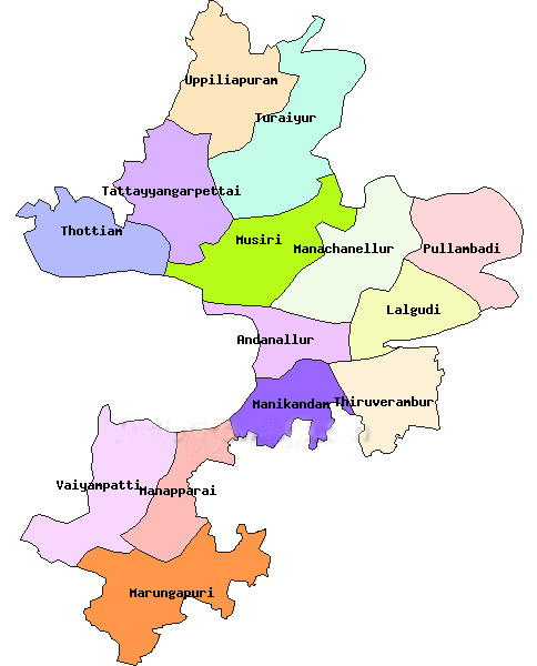 trichy District map